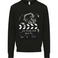 Dogs Rule the World Movie Black Pug Funny Kids Sweatshirt Jumper Black