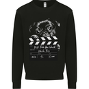 Dogs Rule the World Movie Black Pug Funny Kids Sweatshirt Jumper Black