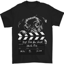 Dogs Rule the World Movie Black Pug Funny Mens T-Shirt Cotton Gildan Black