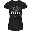 Dogs Rule the World Movie Black Pug Funny Womens Petite Cut T-Shirt Black
