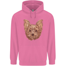 Dogs Smiling Yorkshire Terrier Childrens Kids Hoodie Azalea