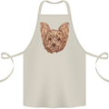 Dogs Smiling Yorkshire Terrier Cotton Apron 100% Organic Natural