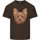 Dogs Smiling Yorkshire Terrier Kids T-Shirt Childrens Chocolate