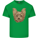 Dogs Smiling Yorkshire Terrier Kids T-Shirt Childrens Irish Green