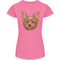 Dogs Smiling Yorkshire Terrier Womens Petite Cut T-Shirt Azalea