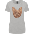 Dogs Smiling Yorkshire Terrier Womens Wider Cut T-Shirt Sports Grey
