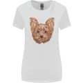 Dogs Smiling Yorkshire Terrier Womens Wider Cut T-Shirt White