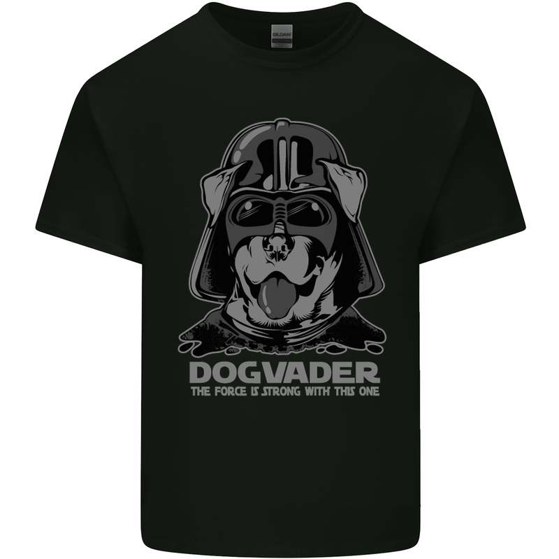 Dogvader Funny Dog Parody K9 Puppy Mens Cotton T-Shirt Tee Top Black