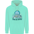 Don't Be Trashy Climate Change Environment Childrens Kids Hoodie Peppermint