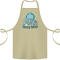 Don't Be Trashy Climate Change Environment Cotton Apron 100% Organic Khaki