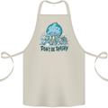 Don't Be Trashy Climate Change Environment Cotton Apron 100% Organic Natural