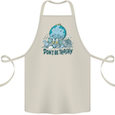 Don't Be Trashy Climate Change Environment Cotton Apron 100% Organic Natural