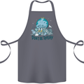 Don't Be Trashy Climate Change Environment Cotton Apron 100% Organic Steel