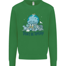 Don't Be Trashy Climate Change Environment Kids Sweatshirt Jumper Irish Green