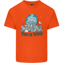 Don't Be Trashy Climate Change Environment Kids T-Shirt Childrens Orange