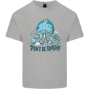 Don't Be Trashy Climate Change Environment Kids T-Shirt Childrens Sports Grey