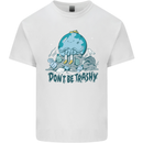 Don't Be Trashy Climate Change Environment Kids T-Shirt Childrens White