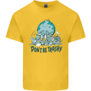 Don't Be Trashy Climate Change Environment Kids T-Shirt Childrens Yellow