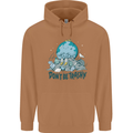 Don't Be Trashy Climate Change Environment Mens 80% Cotton Hoodie Caramel Latte