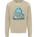 Don't Be Trashy Climate Change Environment Mens Sweatshirt Jumper Sand