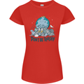 Don't Be Trashy Climate Change Environment Womens Petite Cut T-Shirt Red