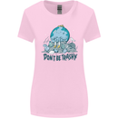 Don't Be Trashy Climate Change Environment Womens Wider Cut T-Shirt Light Pink