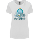 Don't Be Trashy Climate Change Environment Womens Wider Cut T-Shirt White
