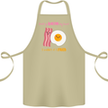 Don't Go Bacon My Heart Cotton Apron 100% Organic Khaki