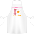 Don't Go Bacon My Heart Cotton Apron 100% Organic White