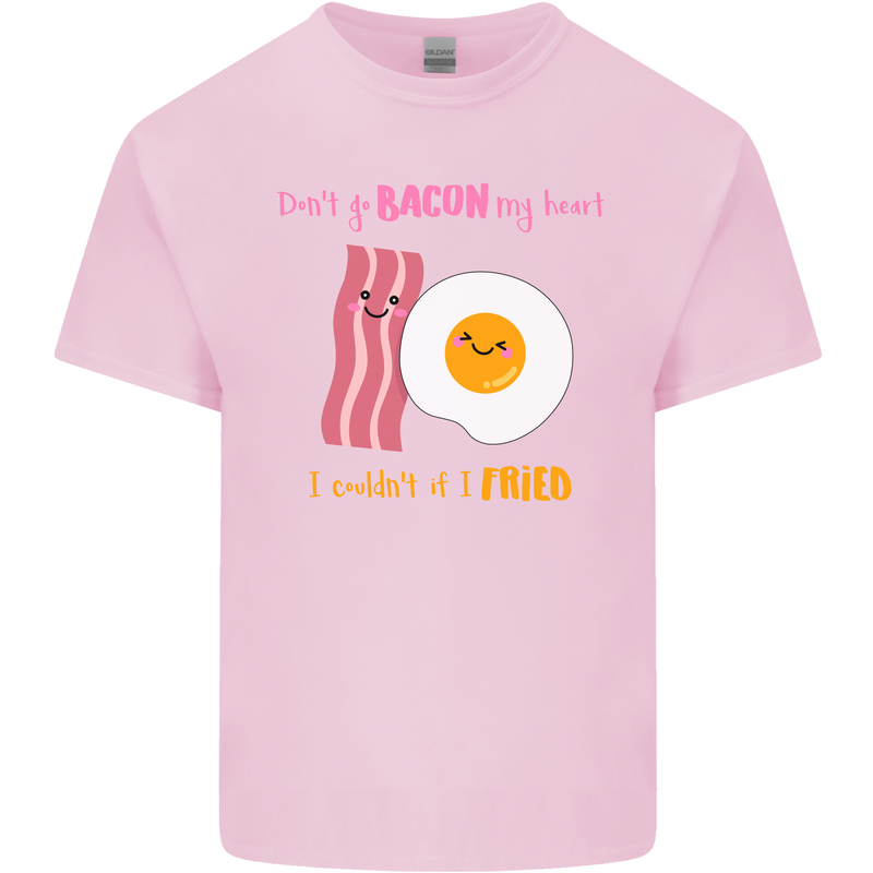 Don't Go Bacon My Heart Kids T-Shirt Childrens Light Pink