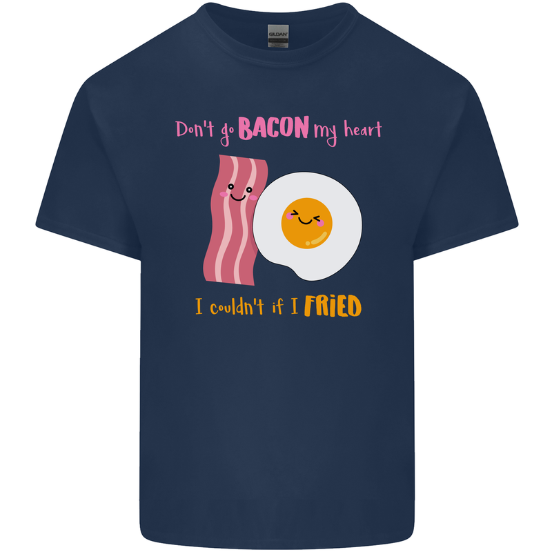 Don't Go Bacon My Heart Kids T-Shirt Childrens Navy Blue