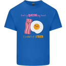 Don't Go Bacon My Heart Kids T-Shirt Childrens Royal Blue