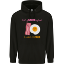 Don't Go Bacon My Heart Mens 80% Cotton Hoodie Black