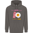 Don't Go Bacon My Heart Mens 80% Cotton Hoodie Charcoal