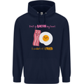 Don't Go Bacon My Heart Mens 80% Cotton Hoodie Navy Blue