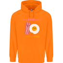 Don't Go Bacon My Heart Mens 80% Cotton Hoodie Orange