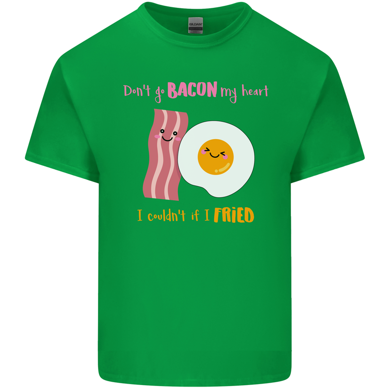Don't Go Bacon My Heart Mens Cotton T-Shirt Tee Top Irish Green