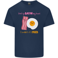 Don't Go Bacon My Heart Mens Cotton T-Shirt Tee Top Navy Blue