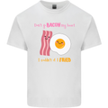 Don't Go Bacon My Heart Mens Cotton T-Shirt Tee Top White