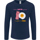 Don't Go Bacon My Heart Mens Long Sleeve T-Shirt Navy Blue