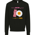 Don't Go Bacon My Heart Mens Sweatshirt Jumper Black