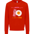 Don't Go Bacon My Heart Mens Sweatshirt Jumper Bright Red