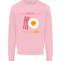 Don't Go Bacon My Heart Mens Sweatshirt Jumper Light Pink