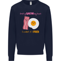 Don't Go Bacon My Heart Mens Sweatshirt Jumper Navy Blue
