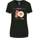 Don't Go Bacon My Heart Womens Wider Cut T-Shirt Black
