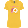 Don't Go Bacon My Heart Womens Wider Cut T-Shirt Yellow
