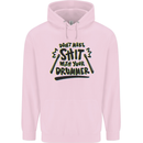 Don't Make Sh!t With Your Drummer Childrens Kids Hoodie Light Pink