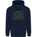 Don't Make Sh!t With Your Drummer Childrens Kids Hoodie Navy Blue