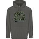 Don't Make Sh!t With Your Drummer Childrens Kids Hoodie Storm Grey
