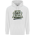Don't Make Sh!t With Your Drummer Childrens Kids Hoodie White
